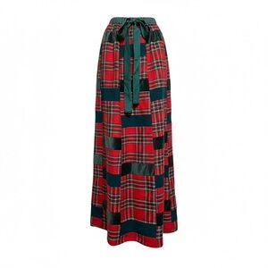 Mr. Hank Plaid Maxi Skirt